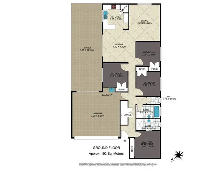 Floorplan of Homely house listing, 76 Paddington Crescent, Stretton QLD 4116