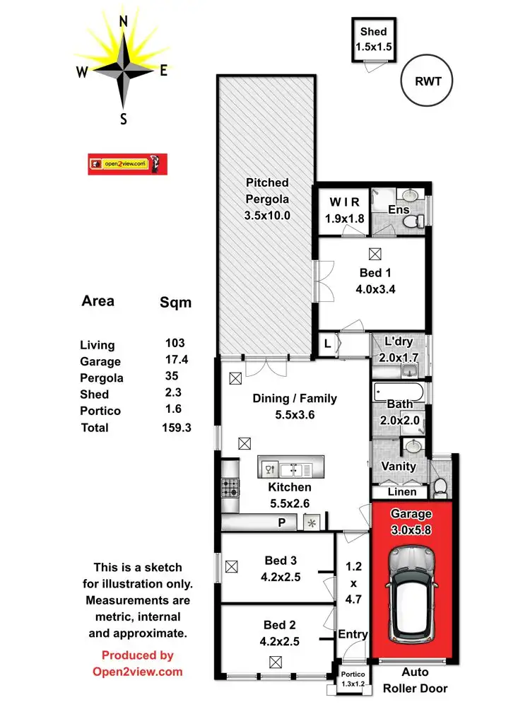 Floorplan of Homely house listing, 10 Wood Street, Parafield Gardens SA 5107