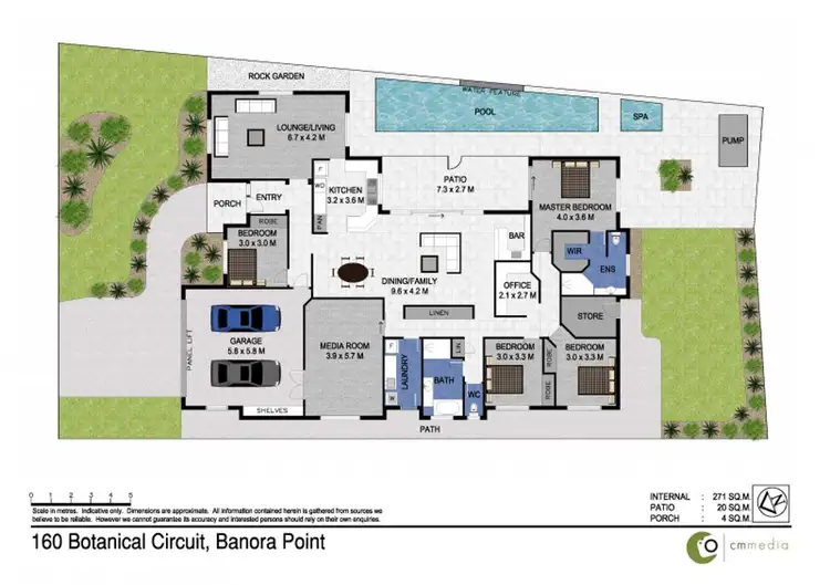Floorplan of Homely house listing, 160 Botanical Circuit, Banora Point NSW 2486