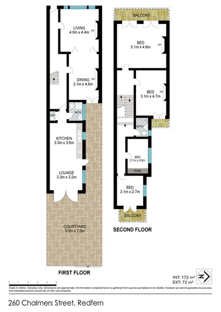 Floorplan of Homely house listing, 260 Chalmers Street, Redfern NSW 2016