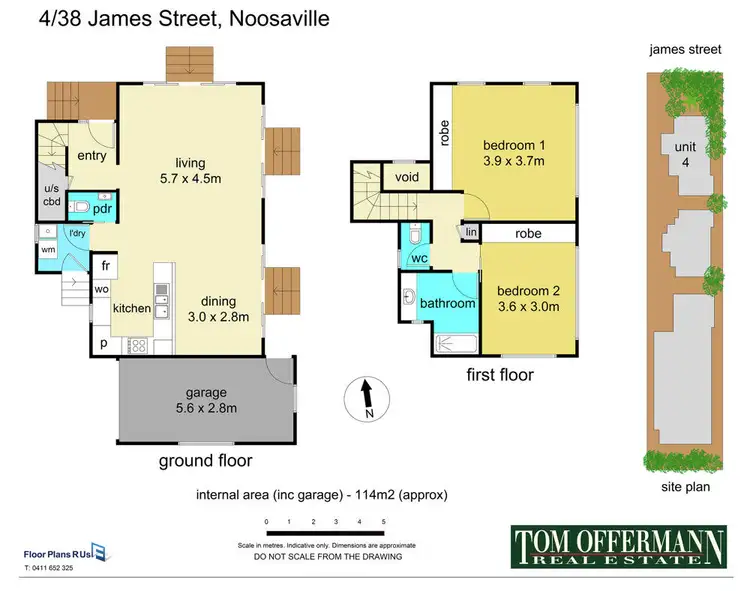 Floorplan of Homely unit listing, 4/38 James St, Noosaville QLD 4566