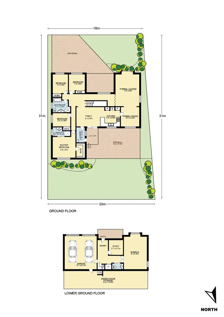 Floorplan of Homely house listing, 12 Crestreef Drive, Acacia Gardens NSW 2763