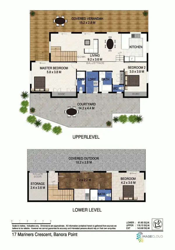 Floorplan of Homely house listing, 17 Mariners Crescent, Banora Point NSW 2486