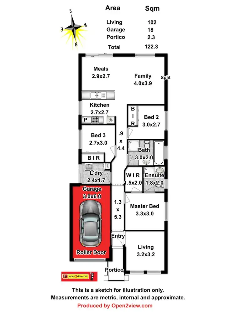 Floorplan of Homely house listing, 65 Peerless Road, Munno Para West SA 5115