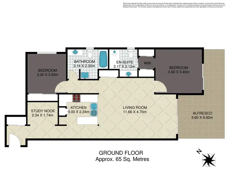 Floorplan of Homely unit listing, 58/40 Nathan Avenue, Ashgrove QLD 4060