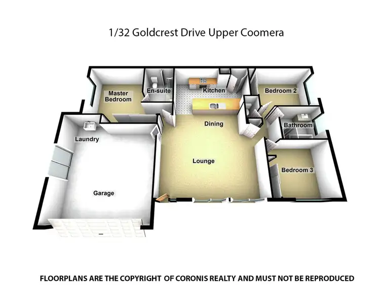 Floorplan of Homely house listing, 1/32 Goldcrest Drive, Upper Coomera QLD 4209