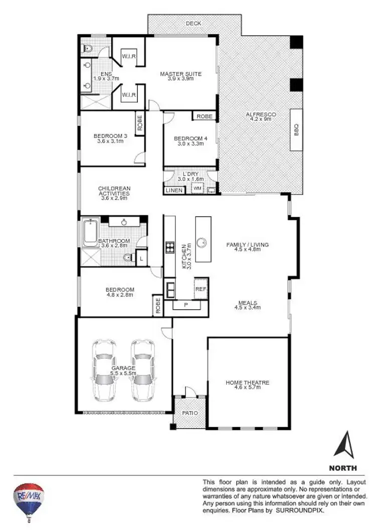 Floorplan of Homely house listing, 2 oystercatcher place, Cranebrook NSW 2749
