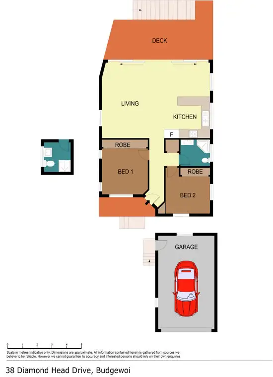 Floorplan of Homely house listing, 38 Diamond Head Drive, Budgewoi NSW 2262