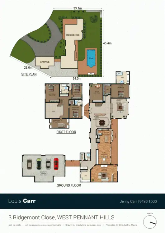 Floorplan of Homely house listing, 3 Ridgemont Close, West Pennant Hills NSW 2125