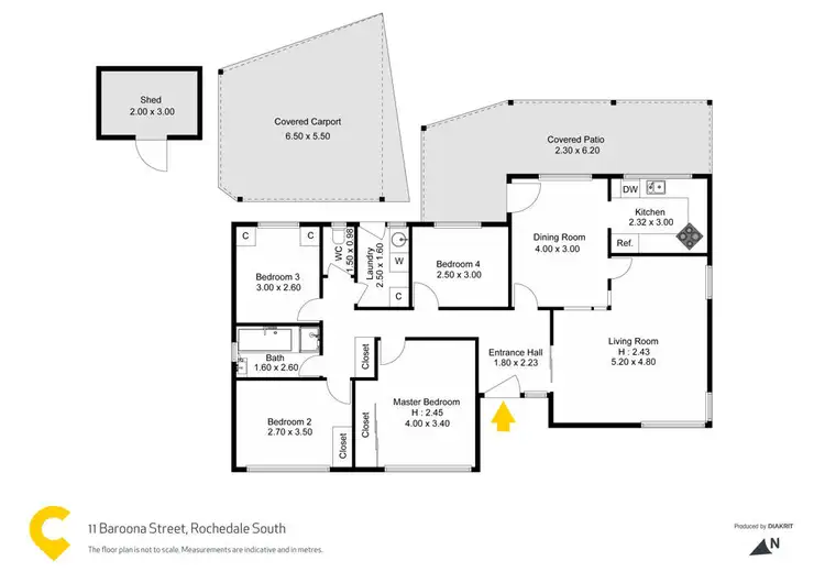 Floorplan of Homely house listing, 11 Baroona Street, Rochedale South QLD 4123