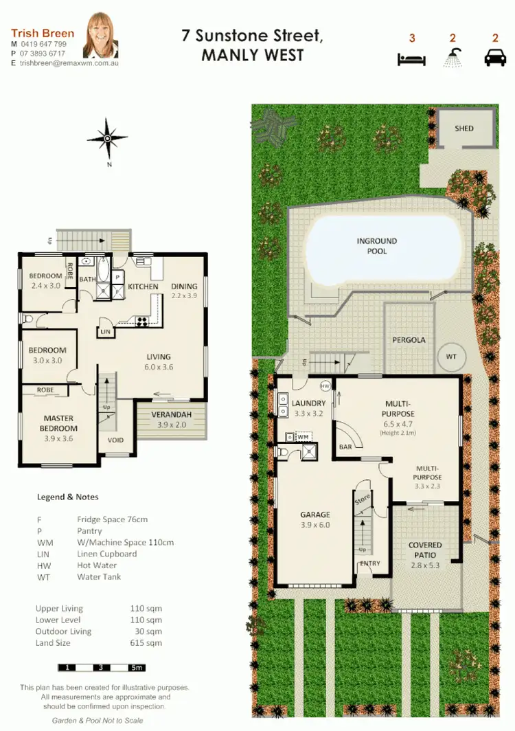Floorplan of Homely house listing, 7 Sunstone St, Manly West QLD 4179