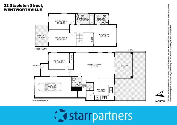 Floorplan of Homely house listing, 22 Stapleton Street, Wentworthville NSW 2145