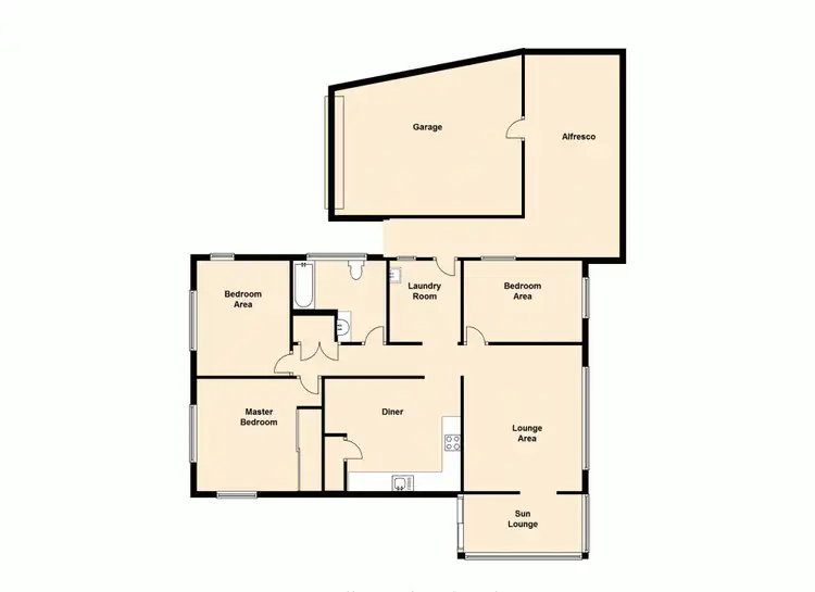 Floorplan of Homely house listing, 22 Nuthatch Street, Inala QLD 4077