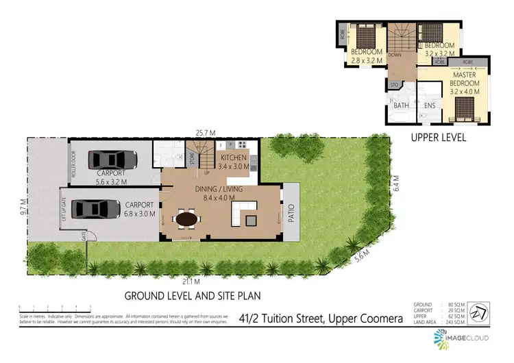 Floorplan of Homely unit listing, 41/2 Tuition Street, Upper Coomera QLD 4209