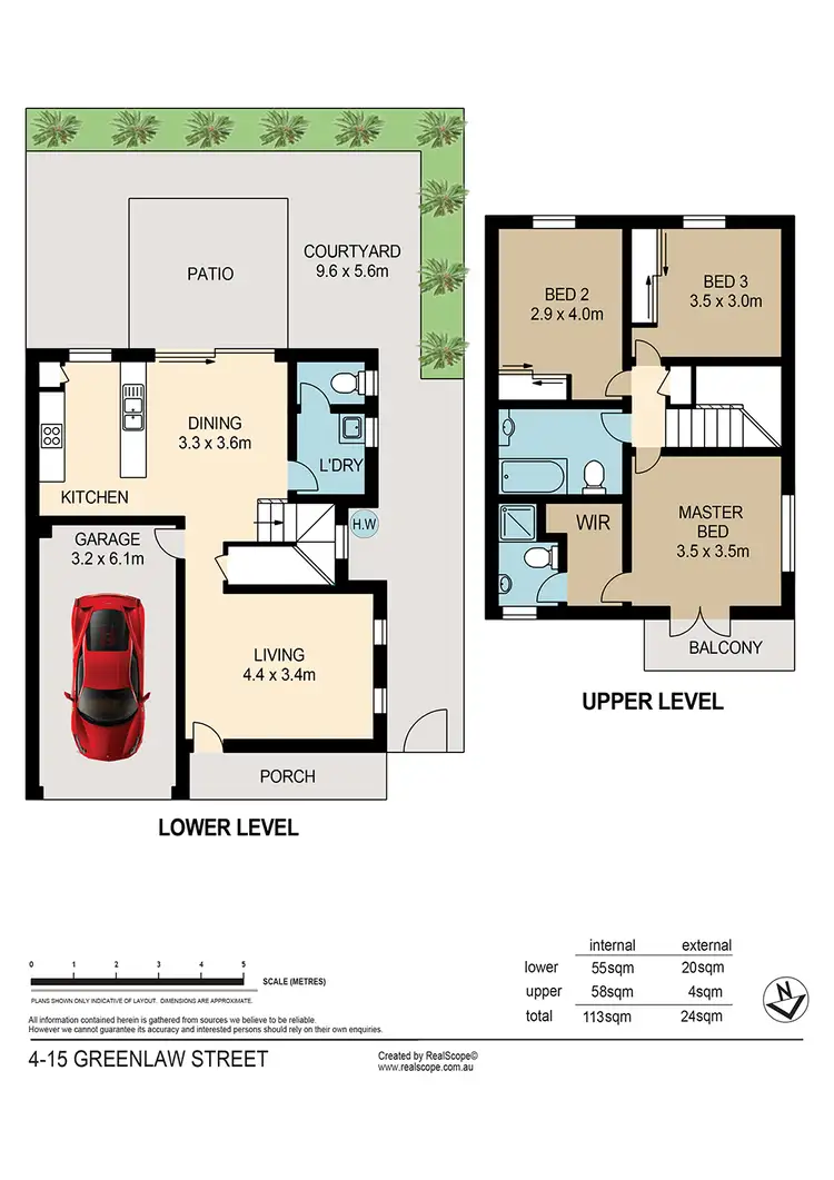 Floorplan of Homely townhouse listing, 4/15 Greenlaw Street, Indooroopilly QLD 4068