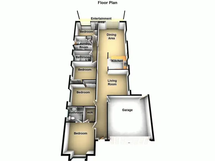 Floorplan of Homely house listing, 41 Kondalilla Parade, Forest Lake QLD 4078