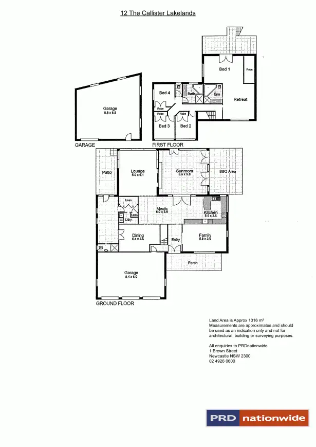 Floorplan of Homely house listing, OLD 12 The Callister, Lakelands NSW 2282
