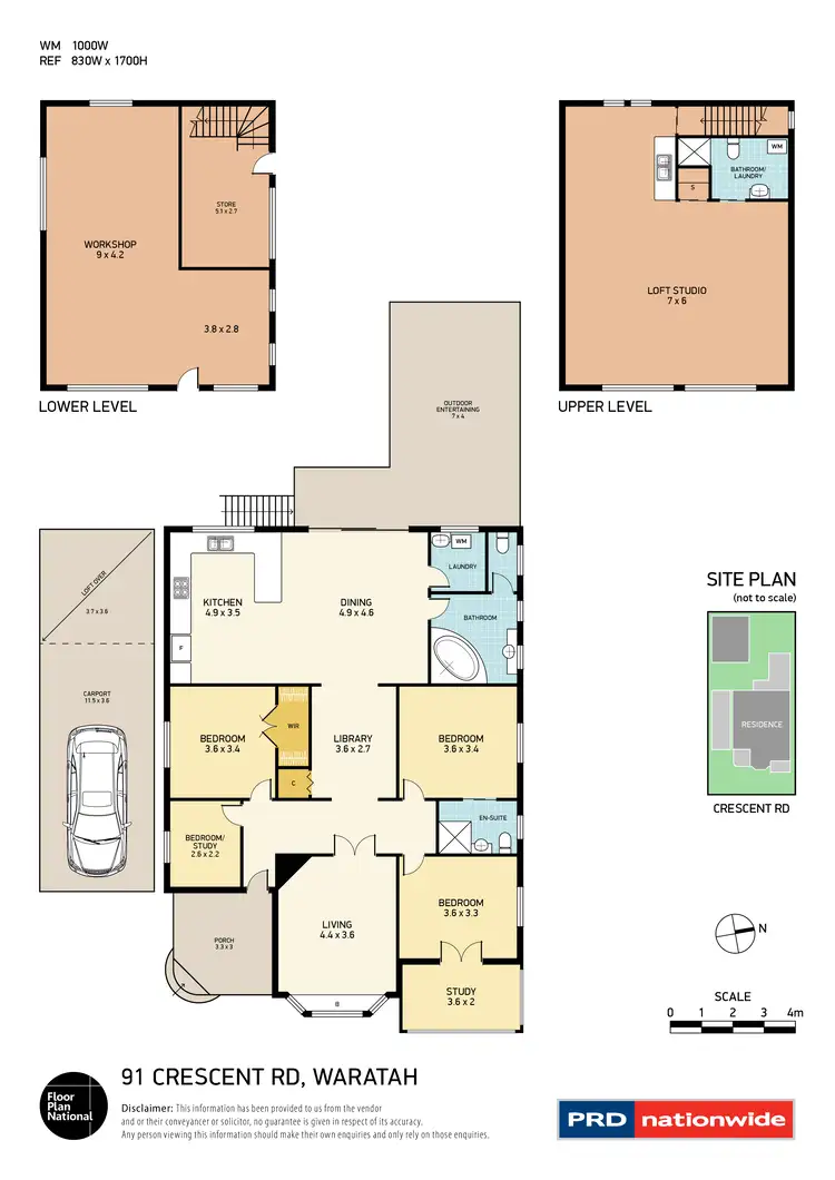Floorplan of Homely house listing, 91 Crescent Road, Waratah NSW 2298