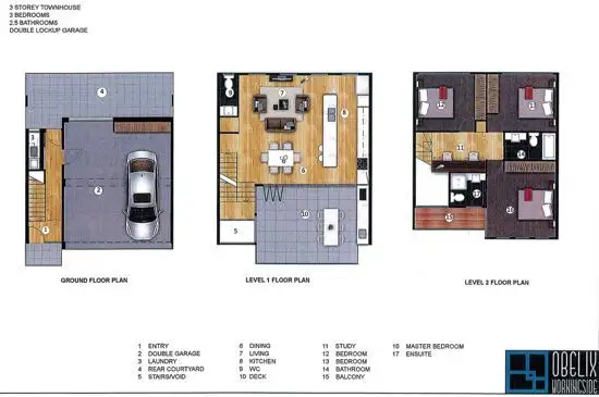 Floorplan of Homely townhouse listing, 10/97 Baringa Street, Morningside QLD 4170