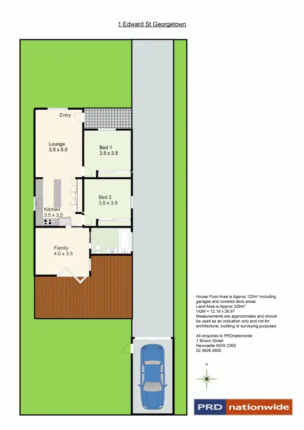 Floorplan of Homely house listing, 1 Edward Street, Georgetown NSW 2298
