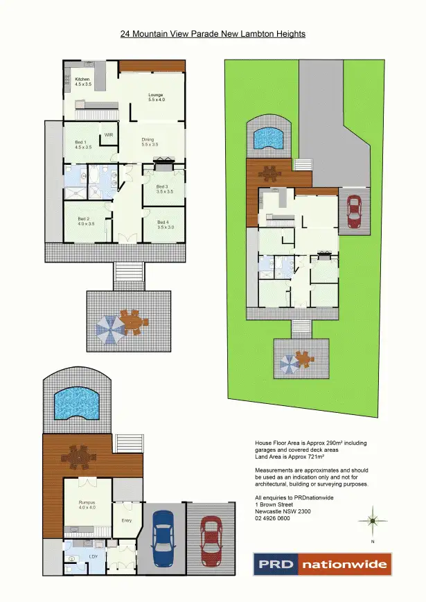Floorplan of Homely house listing, 24 Mountainview Parade, New Lambton Heights NSW 2305