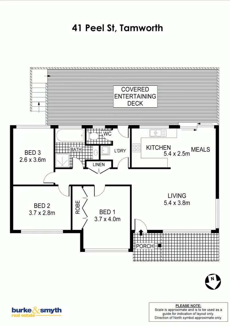Floorplan of Homely house listing, 41 Peel Street, Tamworth NSW 2340