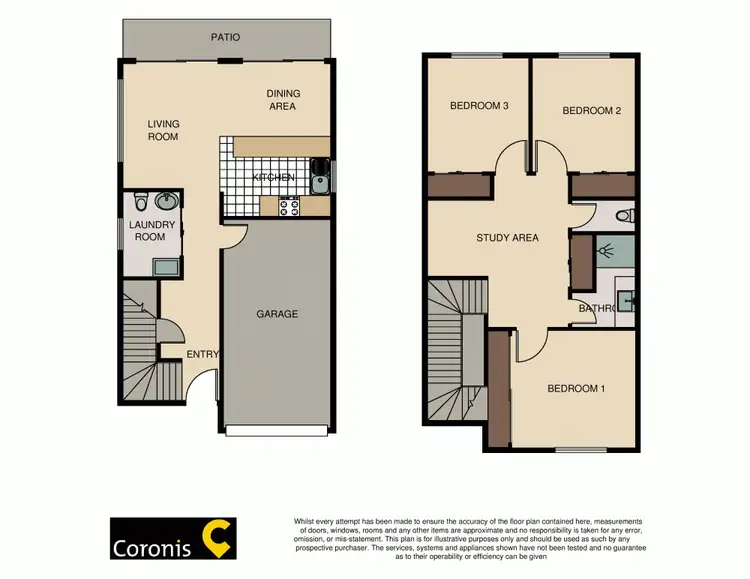 Floorplan of Homely townhouse listing, 17/105 King Street, Caboolture QLD 4510