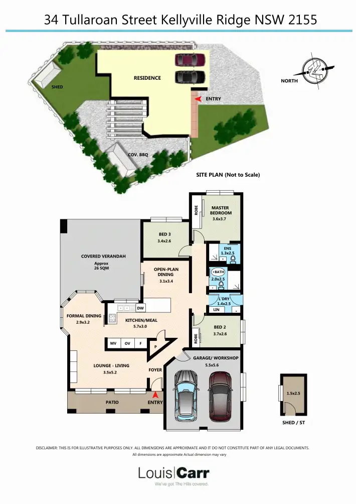 Floorplan of Homely house listing, 34 Tullaroan Street, Kellyville Ridge NSW 2155