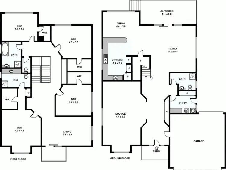 Floorplan of Homely house listing, 33 Oakgrove Drive, Narre Warren South VIC 3805