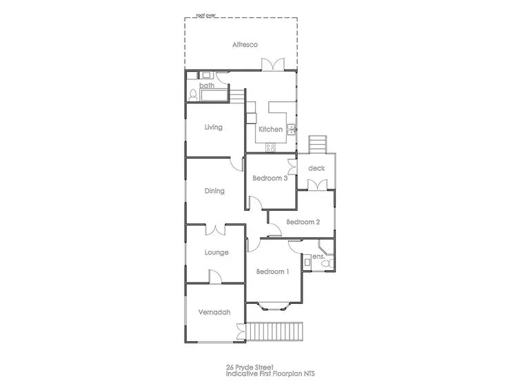 Floorplan of Homely house listing, 26 Pryde St, Camp Hill QLD 4152