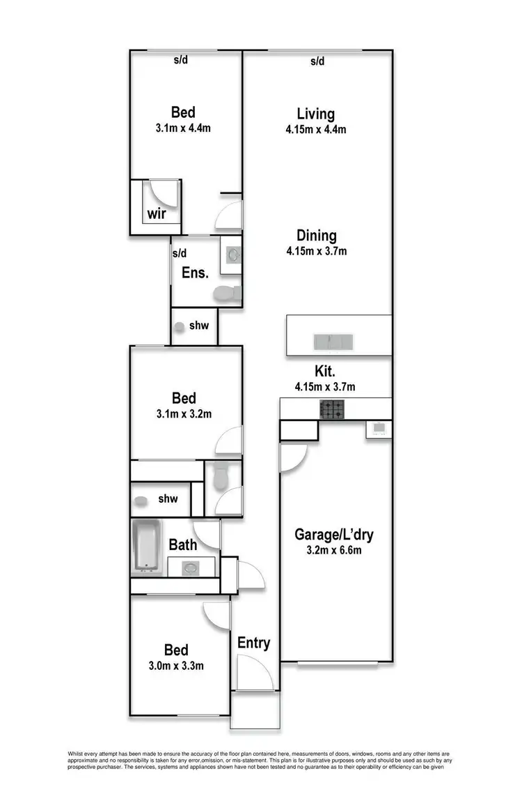 Floorplan of Homely house listing, 82 Amber Drive, Caloundra West QLD 4551