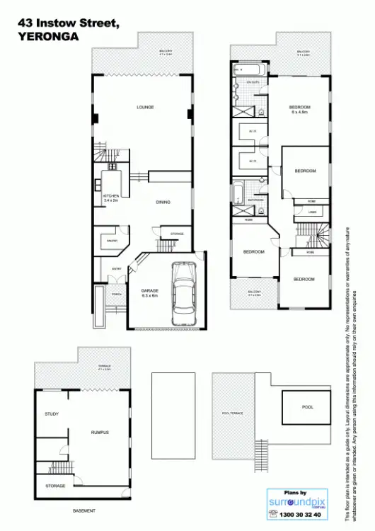 Floorplan of Homely house listing, 43 Instow Street, Yeronga QLD 4104