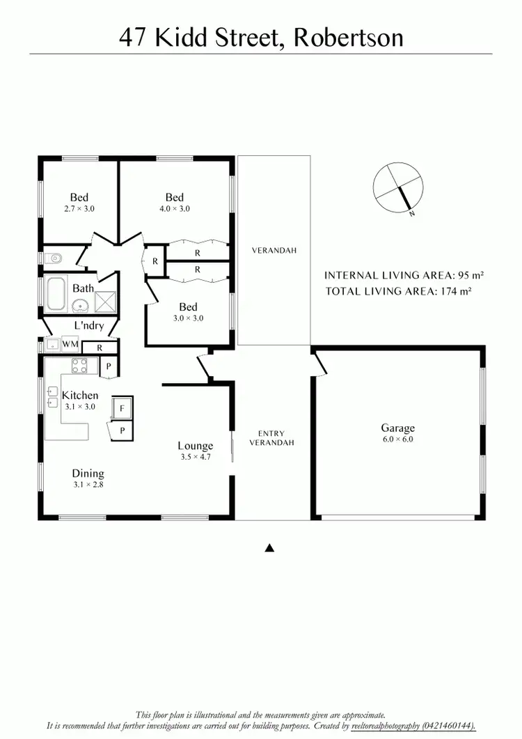Floorplan of Homely house listing, 47 Kidd Street, Robertson QLD 4109