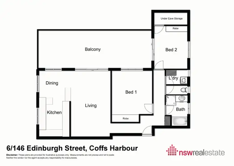 Floorplan of Homely unit listing, 6/146 Edinburgh Street, Coffs Harbour NSW 2450