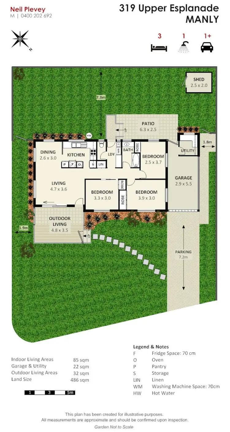 Floorplan of Homely house listing, 319 Upper Esplanade, Manly QLD 4179