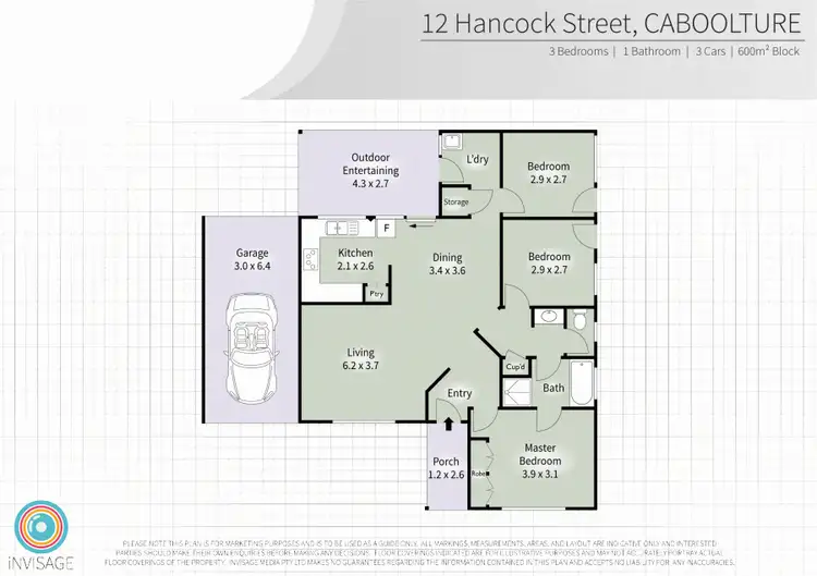 Floorplan of Homely house listing, 12 Hancock Street, Caboolture QLD 4510