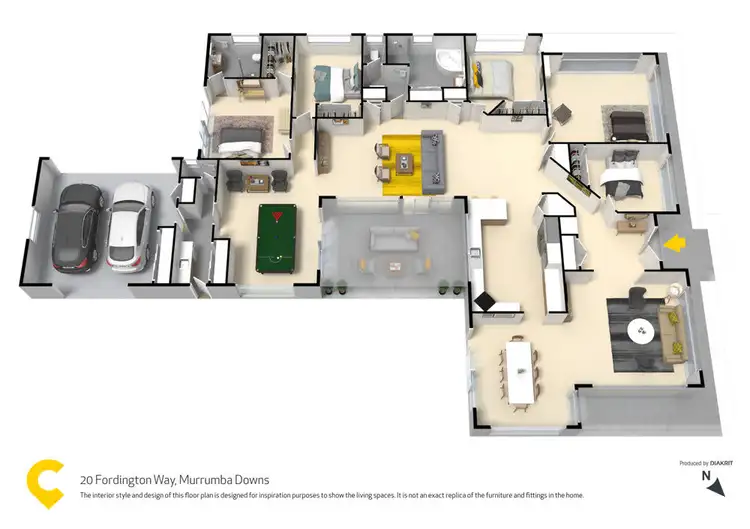 Floorplan of Homely house listing, 20 Fordington Way, Murrumba Downs QLD 4503