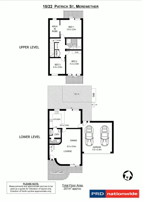 Floorplan of Homely townhouse listing, 15/22 Patrick St, Merewether NSW 2291