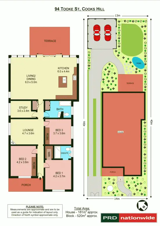 Floorplan of Homely house listing, 94 Tooke St, Cooks Hill NSW 2300