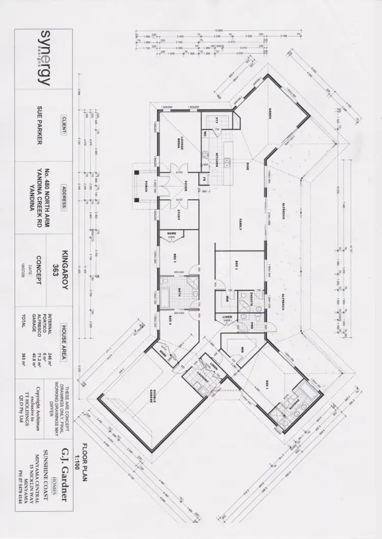 Floorplan of Homely house listing, 480 North Arm-yandina Creek Road, Yandina Creek QLD 4561