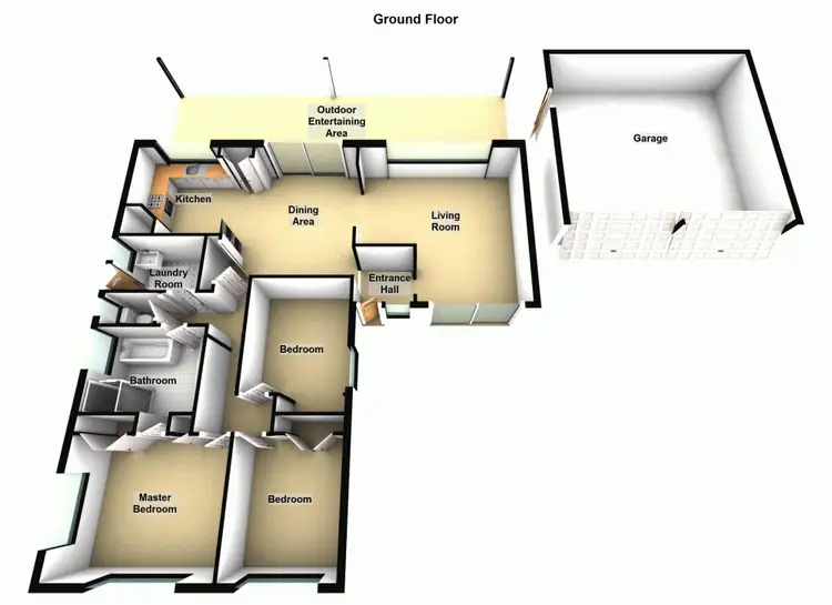 Floorplan of Homely house listing, 3 Butler Court, Loganholme QLD 4129