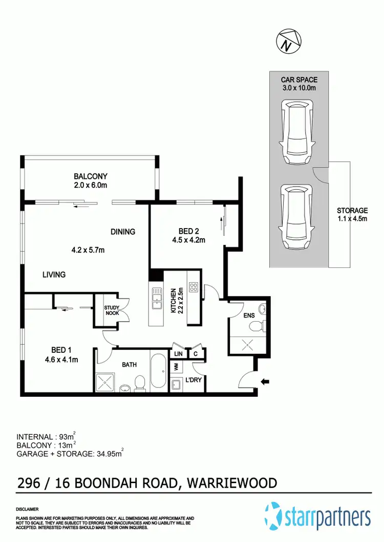 Floorplan of Homely unit listing, 269/16 Boondah Rd, Warriewood NSW 2102