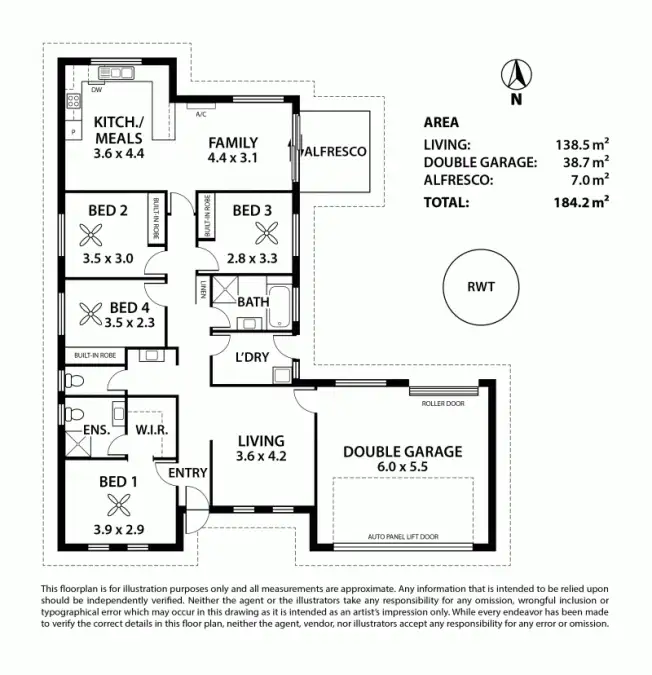 Floorplan of Homely house listing, 9a Hallett Road, Littlehampton SA 5250
