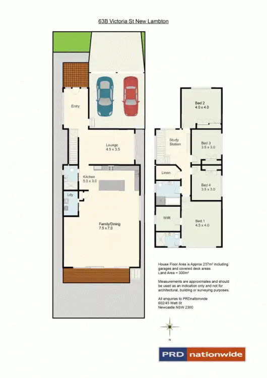 Floorplan of Homely house listing, 63B Victoria Street, New Lambton NSW 2305
