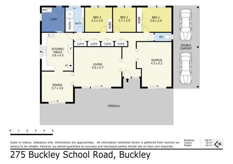 Floorplan of Homely rural property listing, 275 Buckley School Road, Buckley VIC 3240