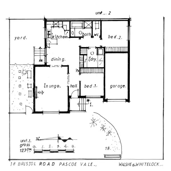 Floorplan of Homely unit listing, 1/18 Bristol Road, Pascoe Vale VIC 3044