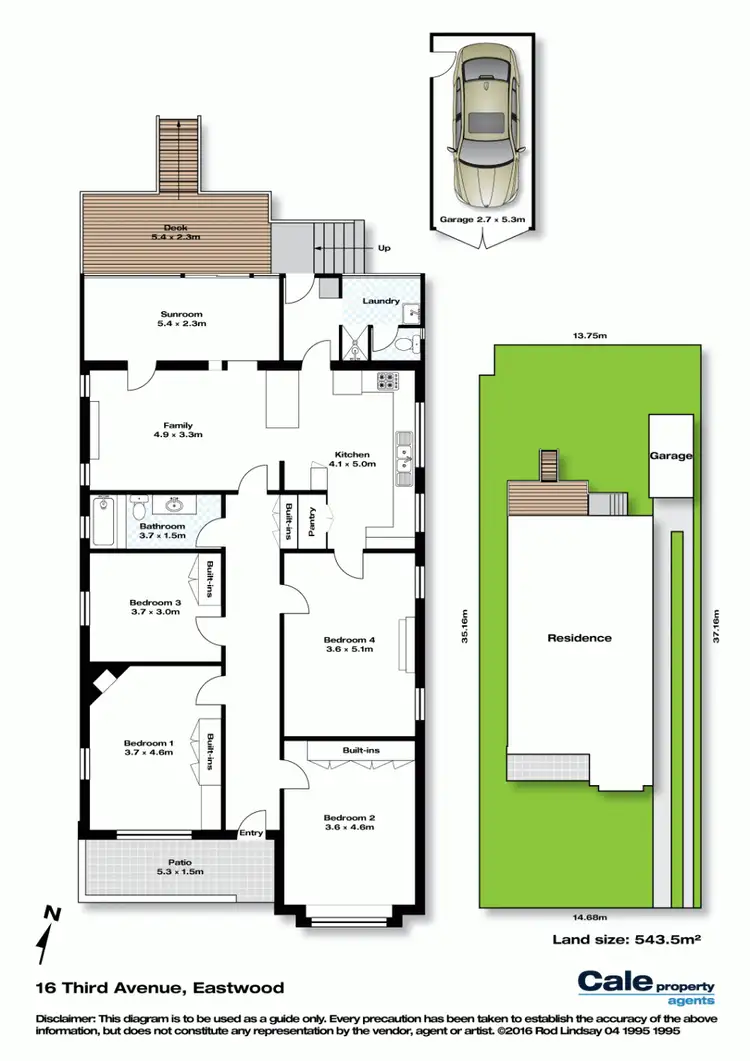 Floorplan of Homely house listing, 16 Third Avenue, Eastwood NSW 2122