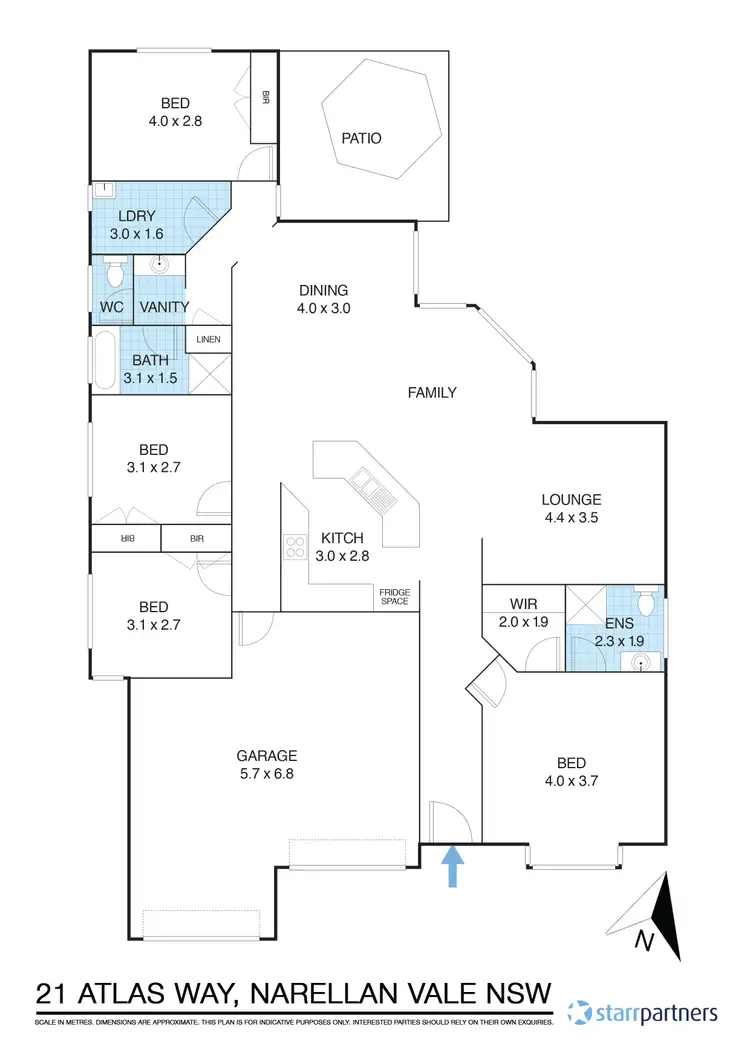 Floorplan of Homely house listing, 21 Atlas Way, Narellan Vale NSW 2567