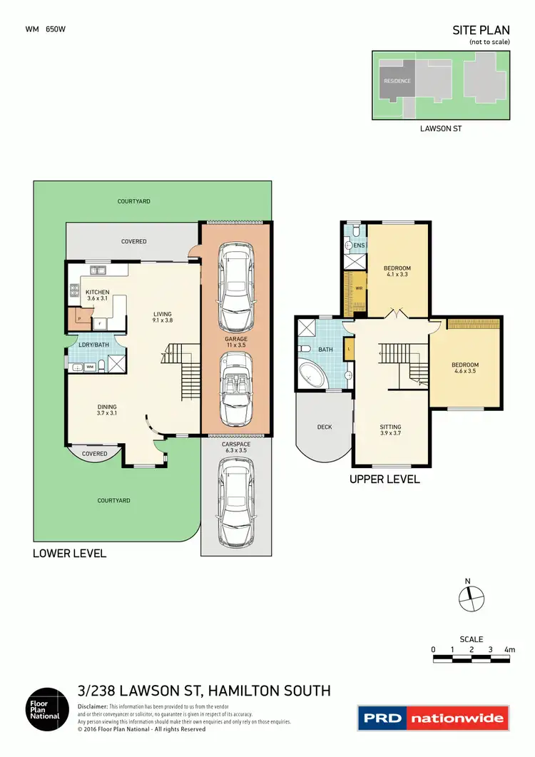 Floorplan of Homely house listing, 3/238 Lawson Street, Hamilton South NSW 2303