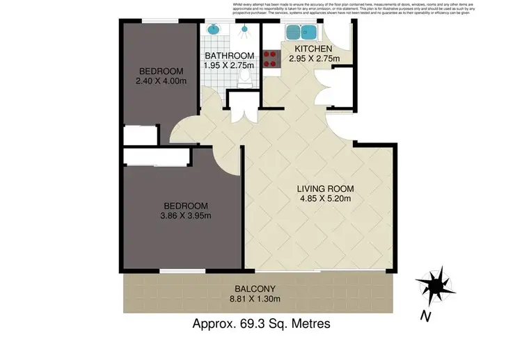 Floorplan of Homely unit listing, 7/562 Logan Road, Greenslopes QLD 4120